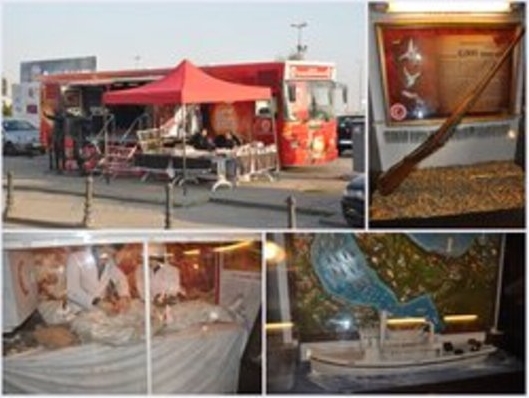 Çanakkale ruhu Seyyar Müze ile Pendik’te