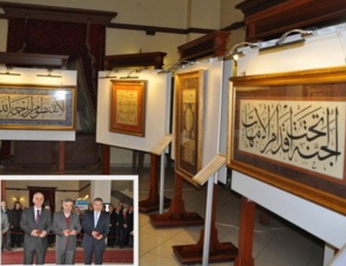 Hattat Süleyman Berk’in eserleri sergileniyor