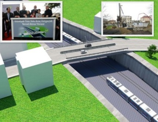 Güzelyalı’ya rekor sürede araç üstgeçidi