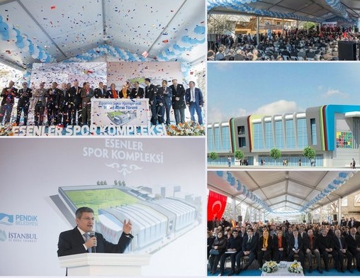 Esenler için coşkulu tören