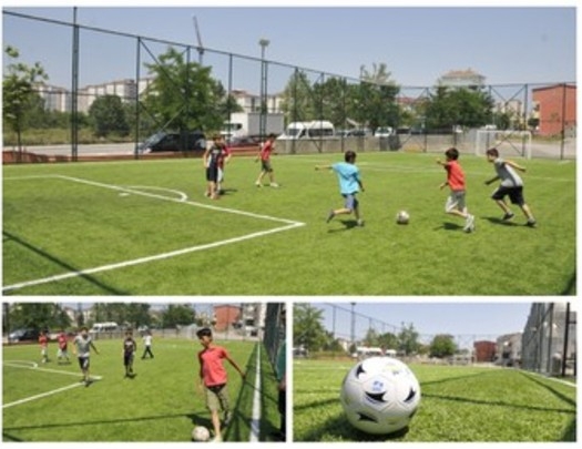 Küçük Arda Turan’lara yeni çim saha