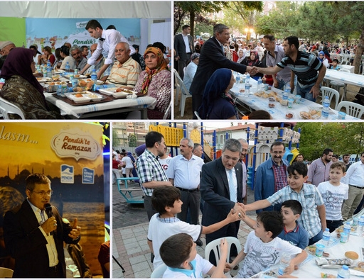 Sokak iftarı doldu taştı