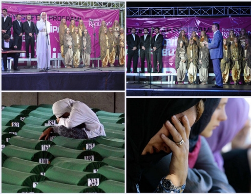 Srebrenitsa katliamı kurbanları anılıyor