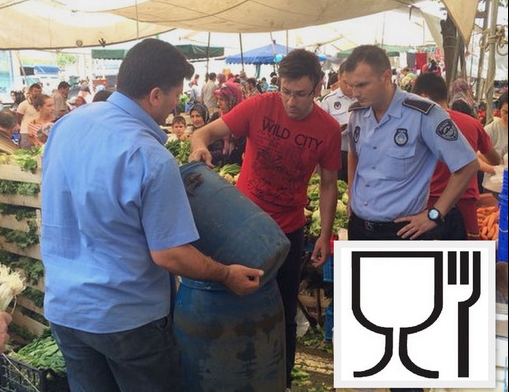 Zabıta kanserojen bidon avında