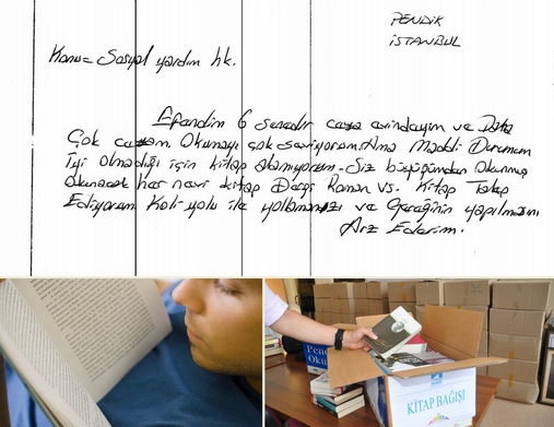 Mektupla istedi, koliyle gönderildi