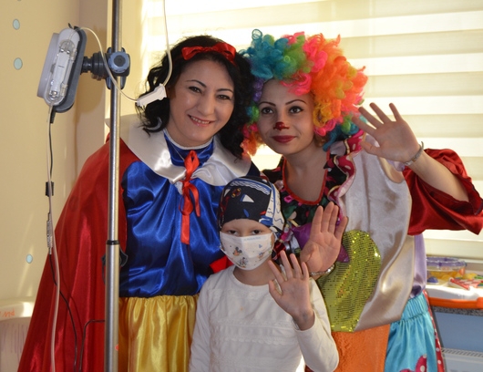 Lösemili çocuklara moral