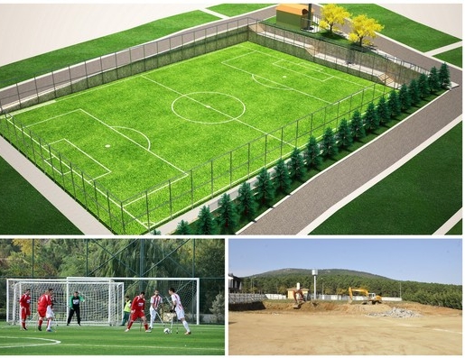 İstanbulun tek ampute futbol sahası