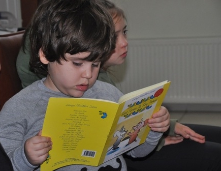 Dünyalarına kitap sevgisi girdi