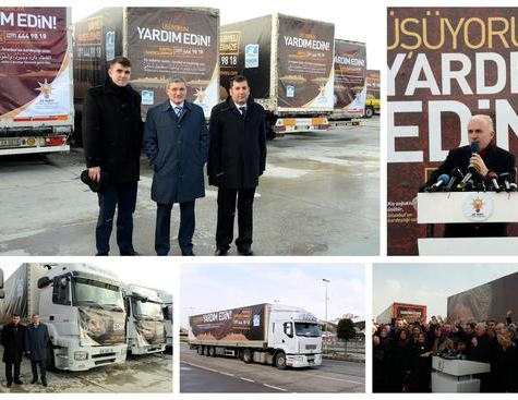 Yardım TIR'ları yola çıktı