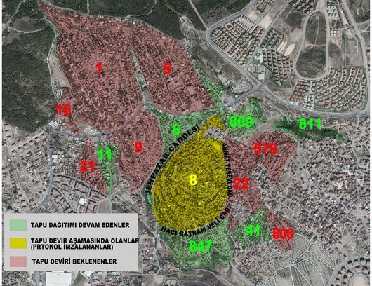 Yayalar 8 nolu parsele tapu geliyor
