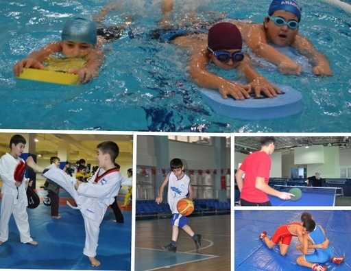 Çocuklar için spor dolu bir yaz