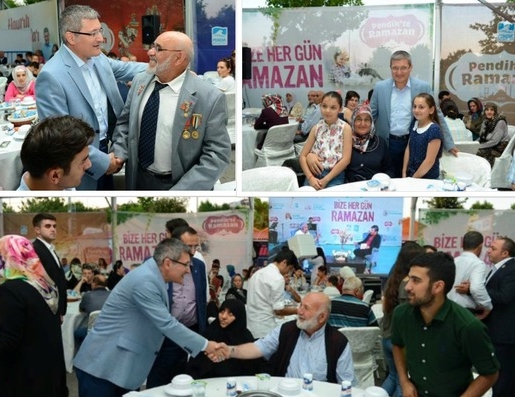 'Sizlerle iftar yapmak şereftir'
