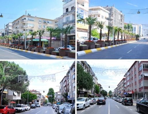 Dere yatağıydı palmiyeli bulvar oldu