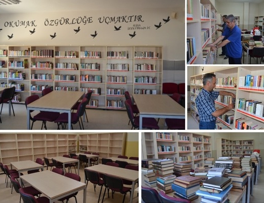 Her yıl 5 okula kütüphane
