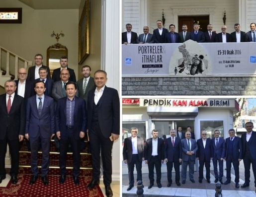 Başkanlardan Kan Merkezi'ne ziyaret