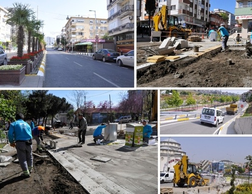 Cadde ve sokaklarda arı gibi çalıştılar