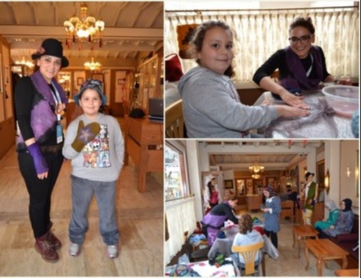 Keçe şapka ve eldiven ile korunun