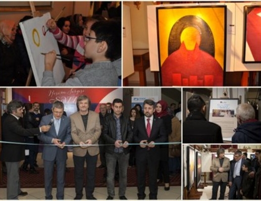 İkisi bir arada resim şöleni