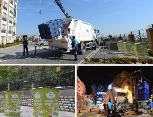 Yeraltı konteynerinde rekor Pendik'in