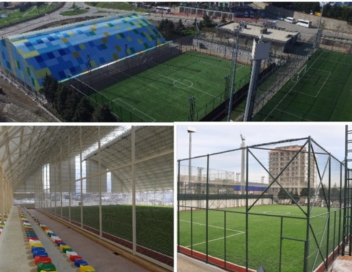 Dolayoba'ya akıllı iki saha