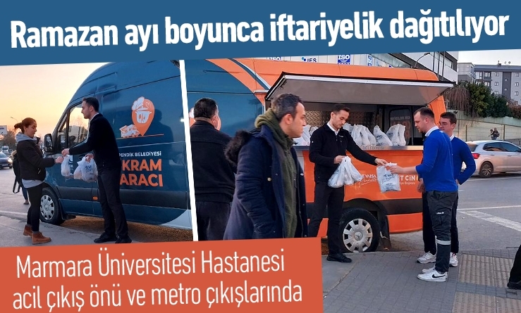 Ramazan ayı boyunca iftariyelik dağıtılıyor