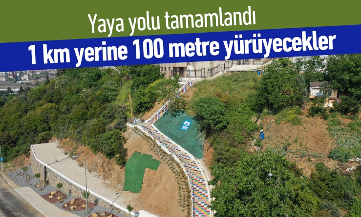 1 km yerine 100 metre yürüyecekler