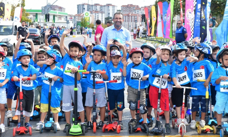 4.Kaykay Paten Scooter Yarışları tamamlandı