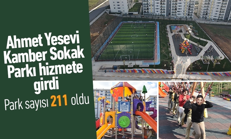 Ahmet Yesevi Mahallesi’ne yeni park