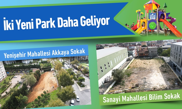 Pendik’e iki yeni park geliyor