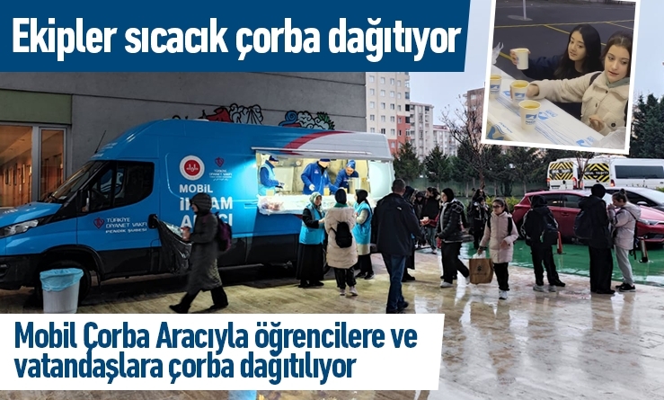 Sıcacık Çorba Dağıtılıyor