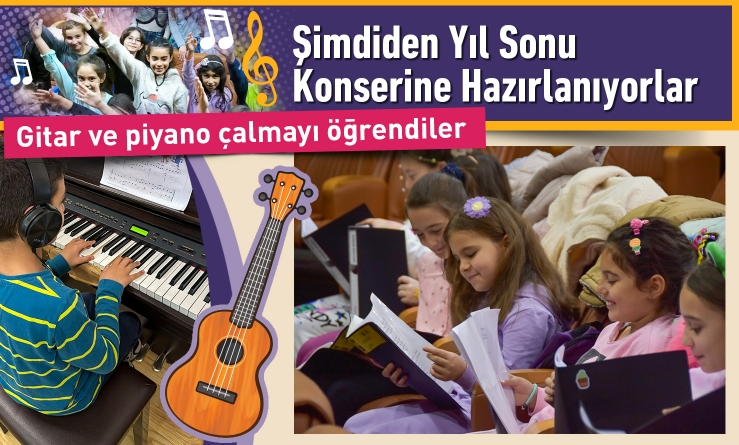 Şimdiden Yıl Sonu Konserine Hazırlanıyorlar
