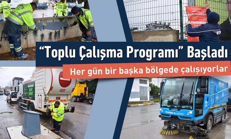 “Toplu Çalışma Programı” Başladı