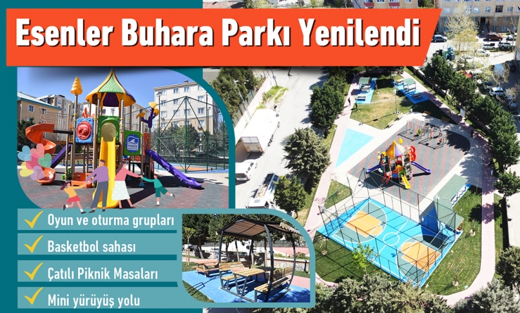 Buhara Parkı Yenilendi