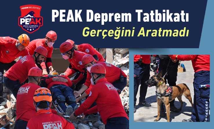 PEAK Deprem Tatbikatı, Gerçeğini Aratmadı