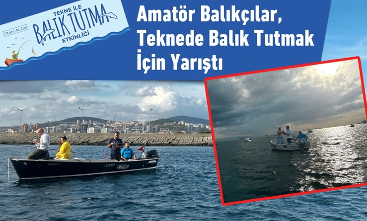 Amatör Balıkçılar, Teknede Balık Tutmak İçin Yarıştı