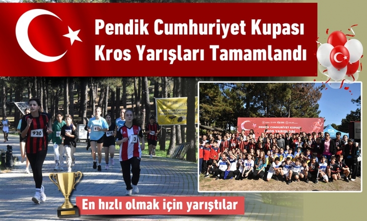 Pendik Cumhuriyet Kupası Kros Yarışları Tamamlandı