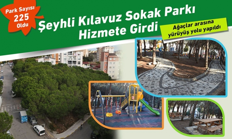 Şeyhli Mahallesi Kılavuz Sokak Parkı Tamamlandı