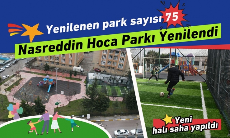 Nasreddin Hoca Parkı Yenilendi