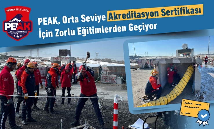 PEAK, Orta Seviye Akreditasyon Sertifikası İçin Zorlu Eğitimlerden Geçiyor