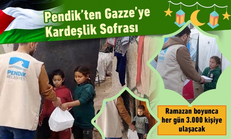 Pendik’ten Gazze’ye Kardeşlik Sofrası