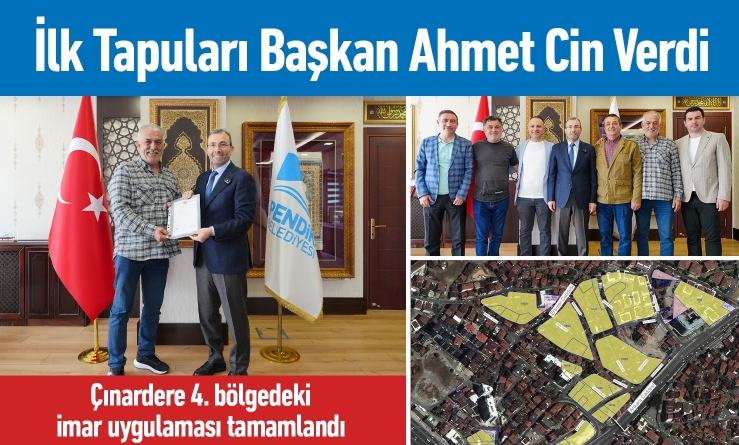 Başkan Ahmet Cin, Bu Kez Çınarderelilere Müjde Verdi