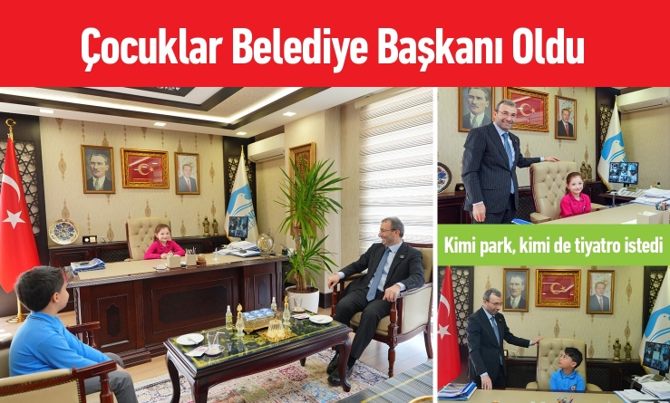 Çocuklar Belediye Başkanı Oldu