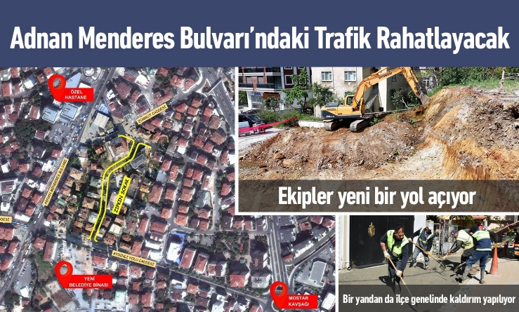 Adnan Menderes Bulvarı’ndaki Trafik Rahatlayacak