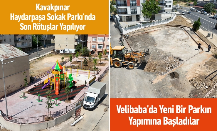 Velibaba’da Yeni Bir Parkın Yapımına Başladılar