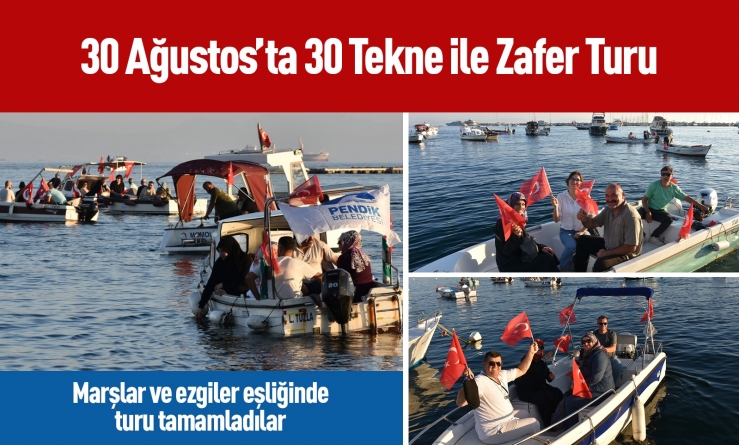 30 Ağustos’ta 30 Tekne İle Zafer Turu
