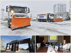 AKOM'da kar için yoğun önlem